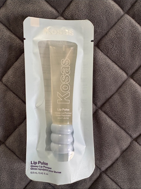 Kosas Other - Kosas Lip Pulse Glossy Lip Plumper — Clear Tube with Pale Silver Cap